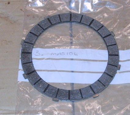 Velocette Clutch plate 3 plate type MSS after 1954 Sw. Arm