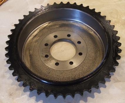 Triumph Rear Wheel Sprocket/Brake Drum 350, 500, 650 cc   46T