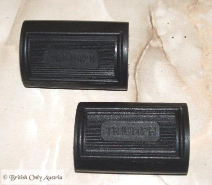 Triumph Footrest Rubbers Pedal Type /Pair