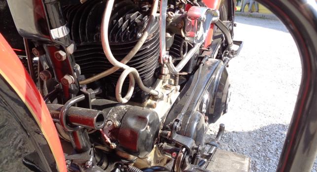 Harley Davidson VLE with sidecar 1935
