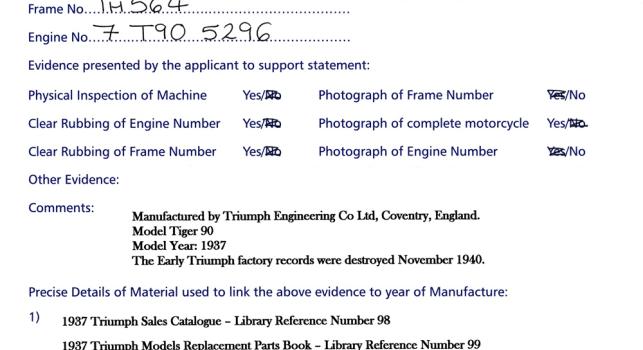 Triumph T90  500 cc 1937