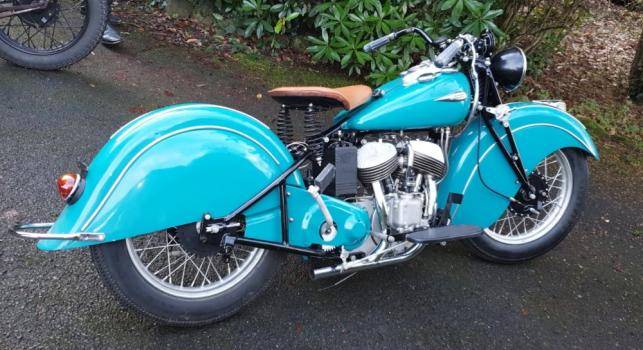 Indian Motorcycle 750cc 640. 45ci.