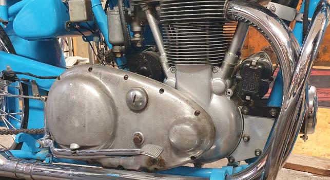 Indian Scout 1949 440cc Parallel Twin. 26ci