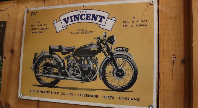 The Vincent Black Shadow Poster