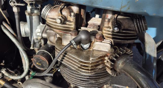 Triumph 650cc. 