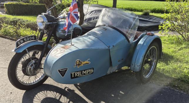 Triumph 650cc. 