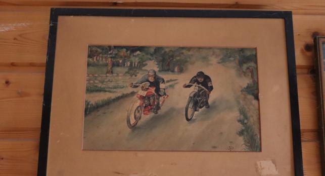Picture of motorcycle race