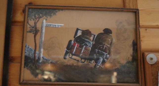 Bild eines Motorrads mit Beiwagen