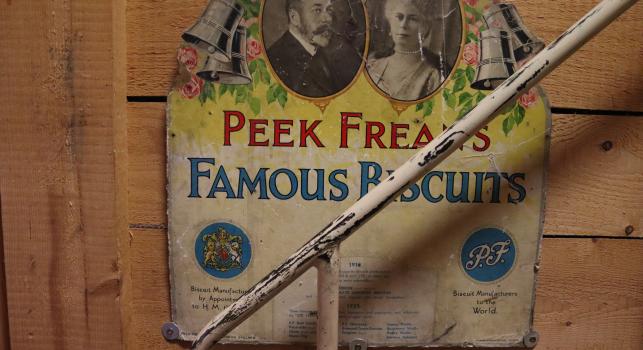 Peek Freans Biscuits Sign