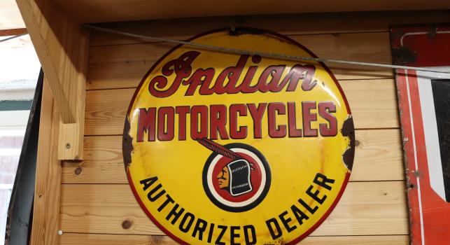 Indian Motorcycle Sign