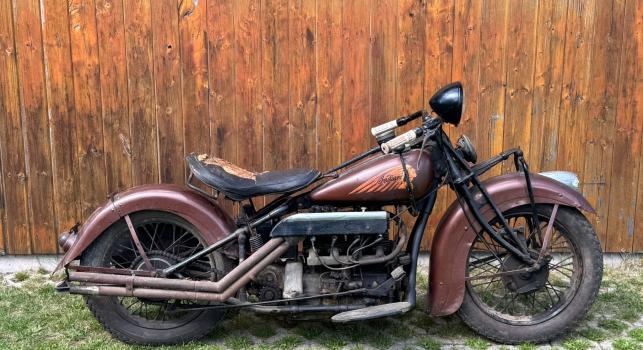 Indian 1936 upside down Single Carburettor 