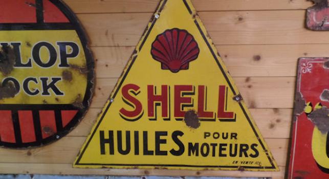 Shell huiles french sign
