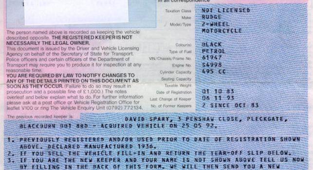 Rudge Special 495cc 1936