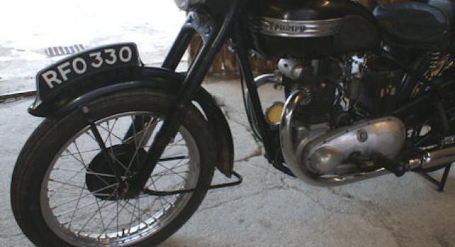 Triumph 350cc  3T  1950