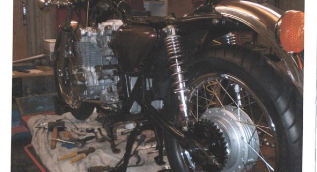 Honda CB550cc. K3 1977. X Henry Cole  UK TV