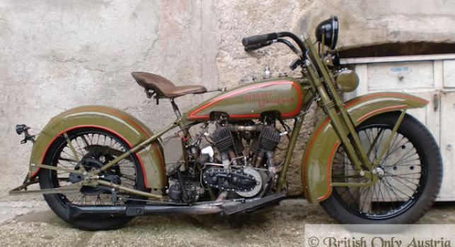 Harley Davidson Model J 1927. 1000cc