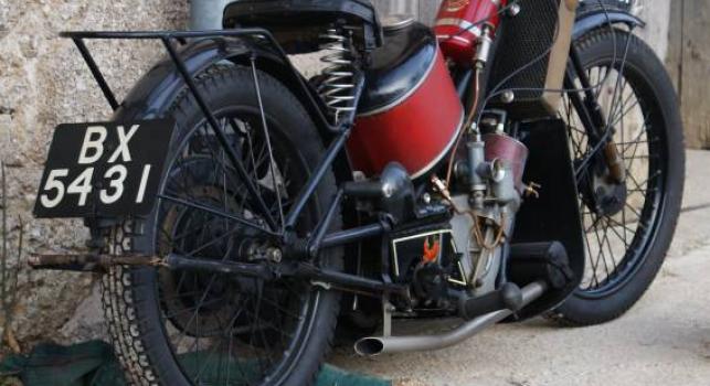 Scott 2-speed 1925. 600cc