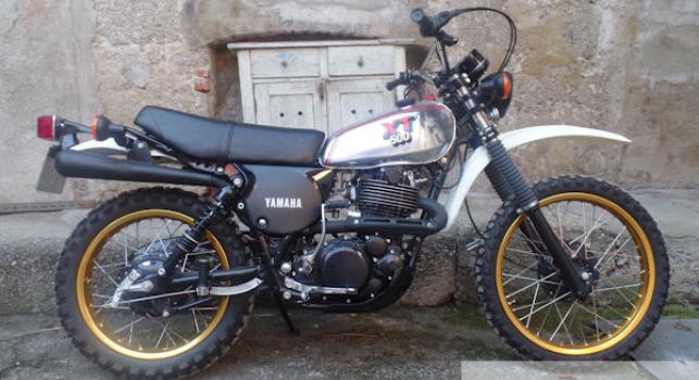 Yamaha XT 500cc. 1980.  X Henry Cole TV Bike. 1980