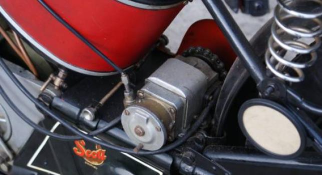 Scott 2-speed 1925. 600cc