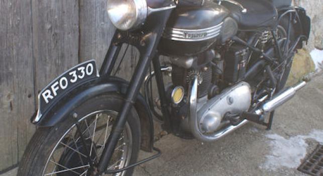 Triumph 350cc  3T  1950