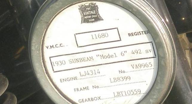 Sunbeam 1930 Combination Model 6