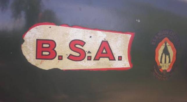 BSA Sloper 500 cc SV/Banbury History 1930 