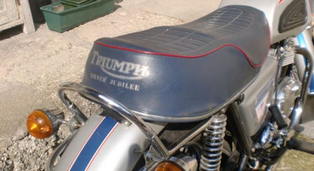 Triumph Bonneville 750cc Silver Jubilee 1977