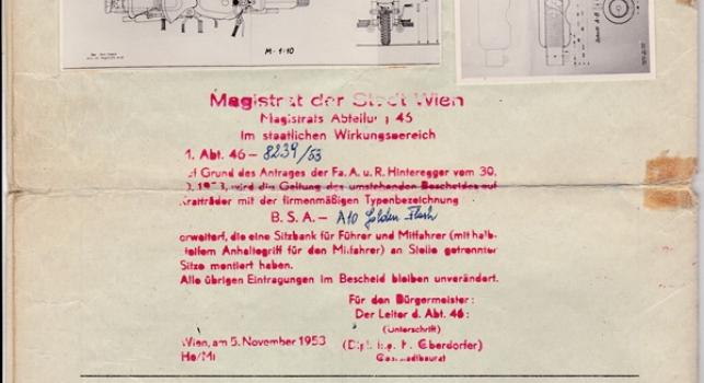 BSA A10. 650 cc 1951