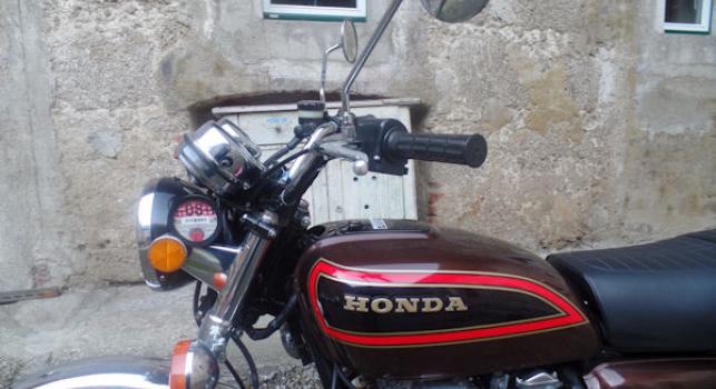 Honda CB550cc. K3 1977. X Henry Cole  UK TV