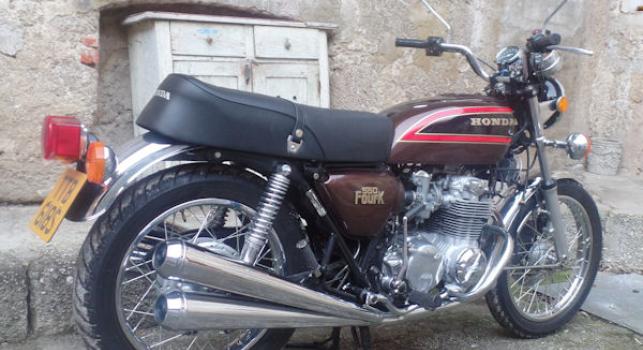Honda CB550cc. K3 1977. X Henry Cole  UK TV