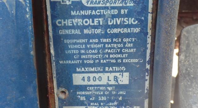 Chevrolet Pick up Mod. 3100 1953