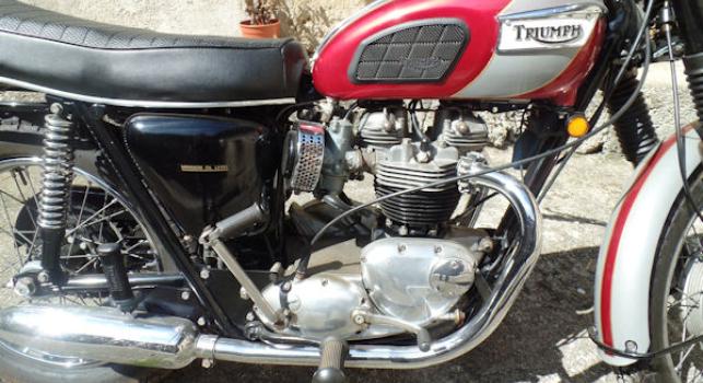 Triumph. Bonneville. T120R. 650cc 1969. US Model.