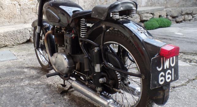 BSA A10. 650 cc 1951