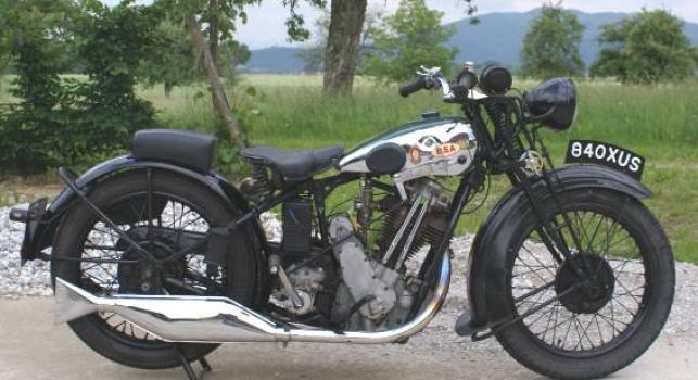 BSA Sloper 500 cc 1931