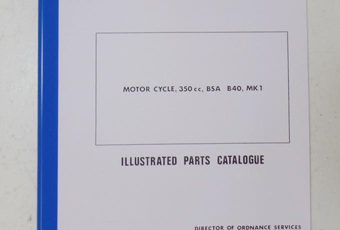 BSA WD B40 350cc MK1 Parts Book