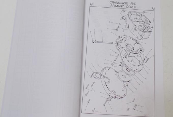 BSA WD B40 350cc MK1 Parts Book