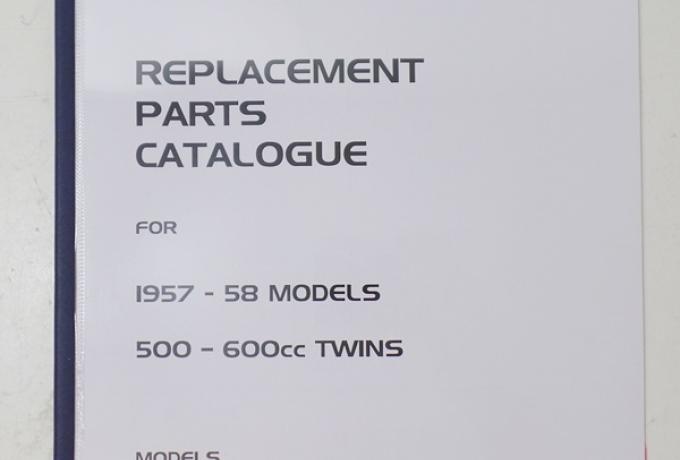 Norton 500/600cc 1957-58 Parts Book