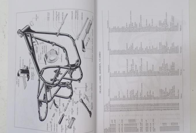 BSA A50 / A65 Parts Book 1965