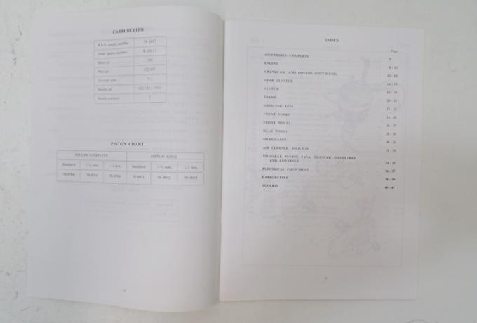 BSA Bushman 175 Model Parts Book