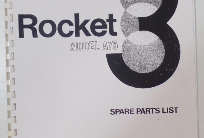 BSA Rocket 3 MK1 Spare Parts Book