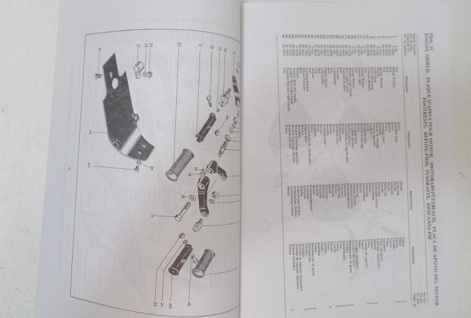 BSA B44 Victor Special 1968 Parts Book