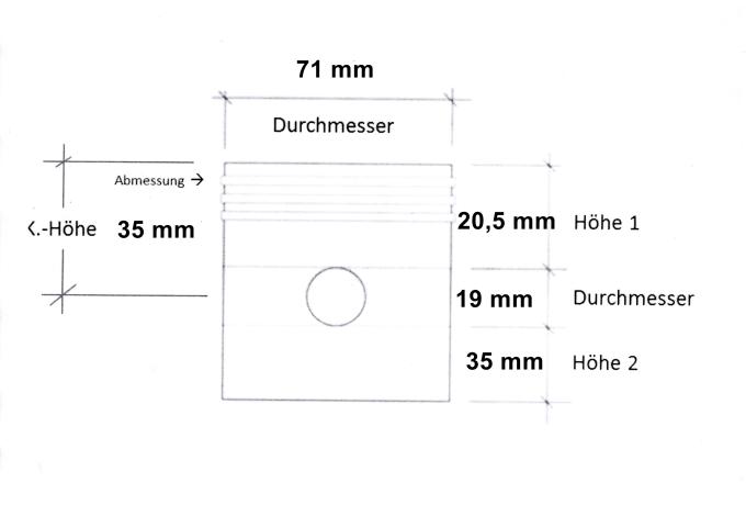 Royal Enfield Piston Bullet 350cc 1936-39 O.H.V. +040