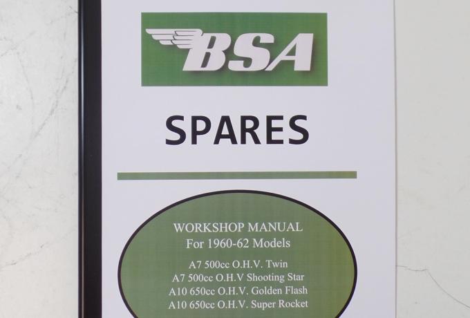 BSA Owners Handbook A7/A10 1960-62