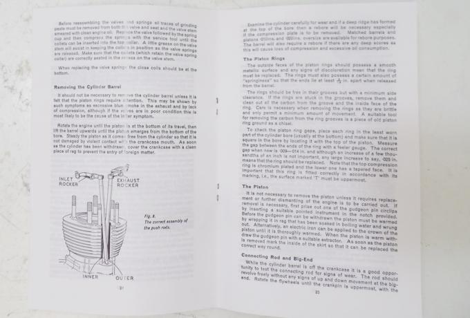 BSA 441CC Victor  Instruction Manual