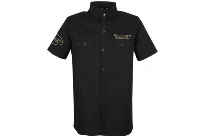 Brough Superior Workshirt  Black Large