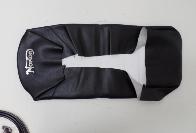 Norton Interstate 750 Dual Seat Cover Ribbed Black Top BS44