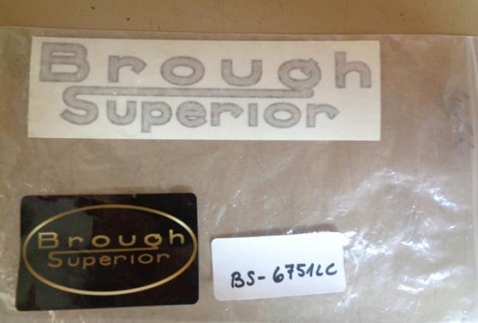 Transfer for Side Car/Pannier Brough Superior, all years