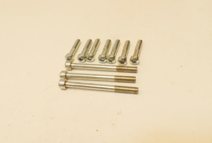 Triumph 3TA Screw Set for Primary Chaincase Cover