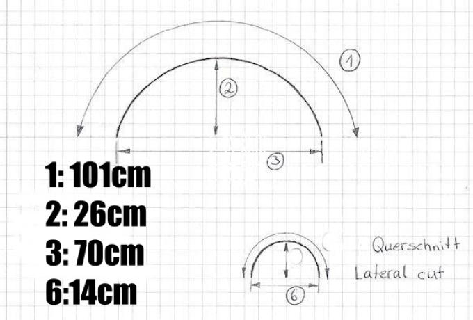 Velocette Venom Front Mudguard 