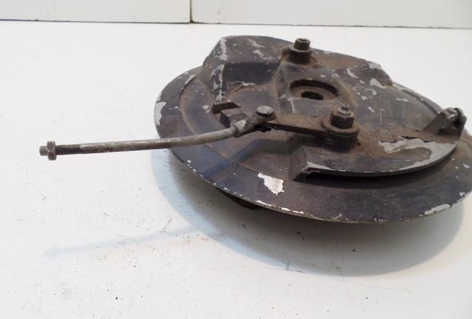 Triumph Brake Plate with Brake Shoes used